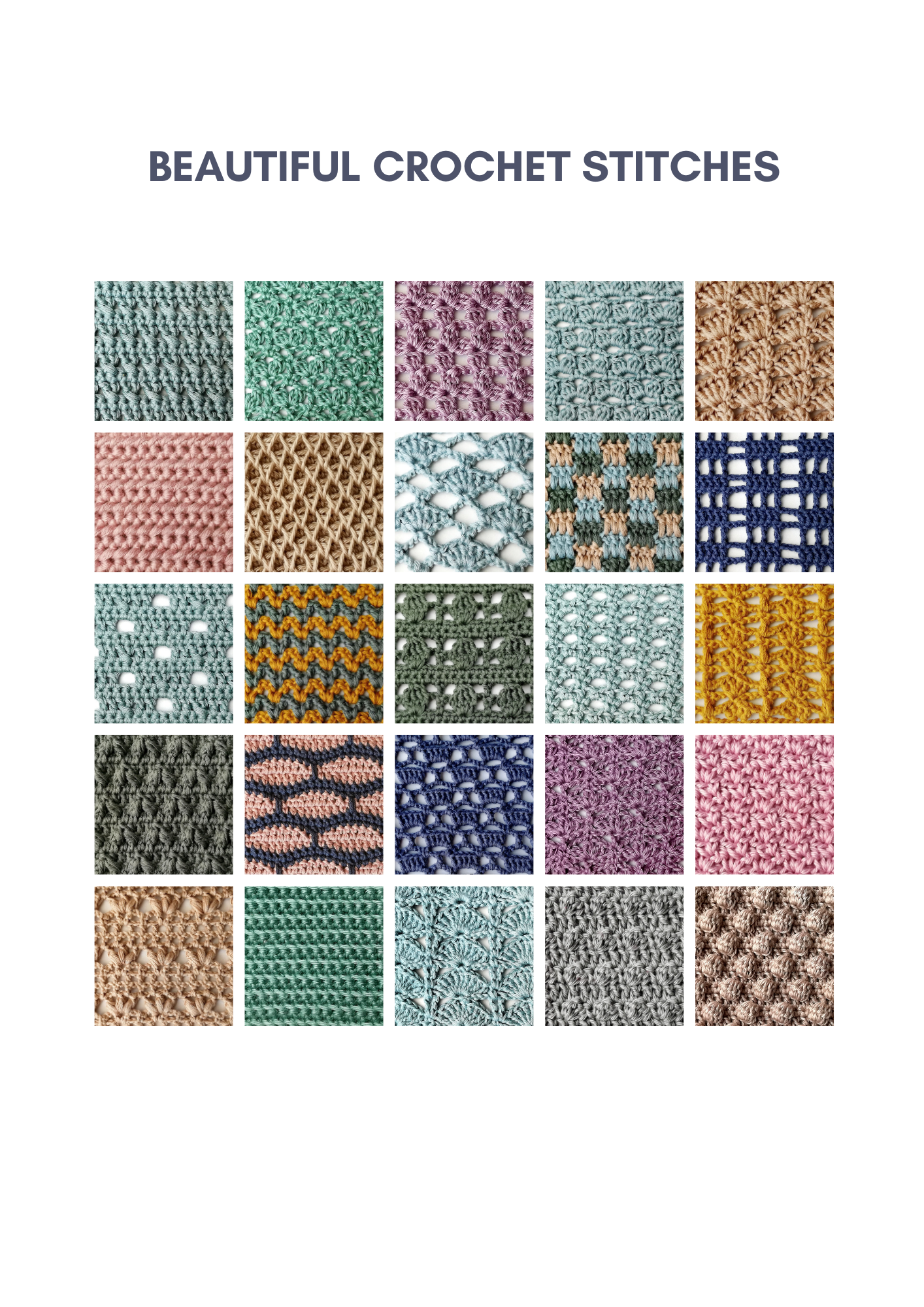 Beautiful crochet stitches Volume 2