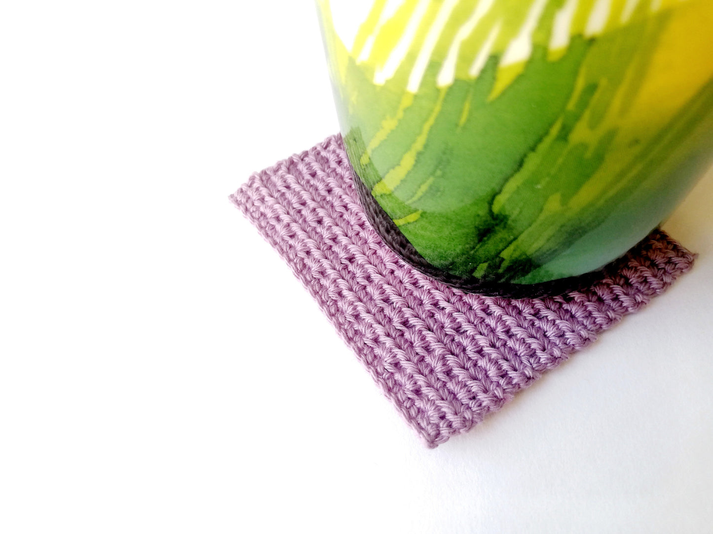 Crochet coaster Prairie