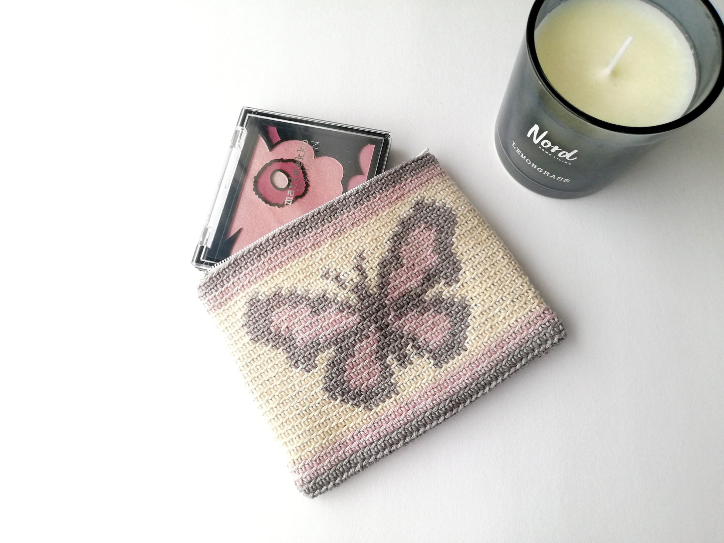 Monedero en crochet tapestry Mariposa