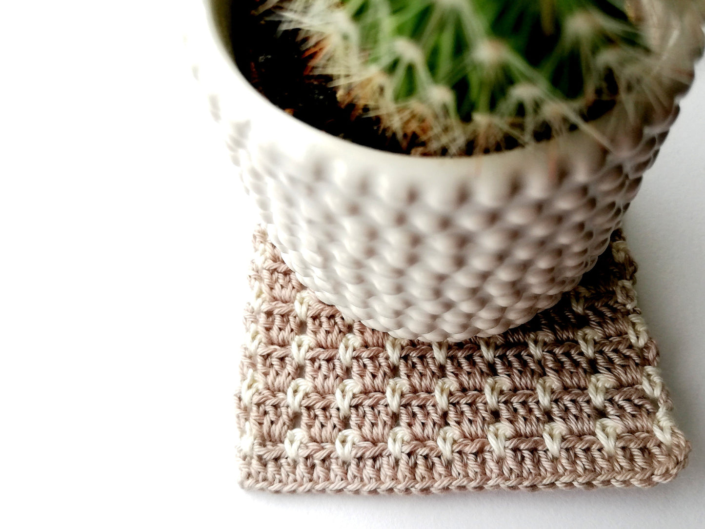 Posavasos en crochet Lisa