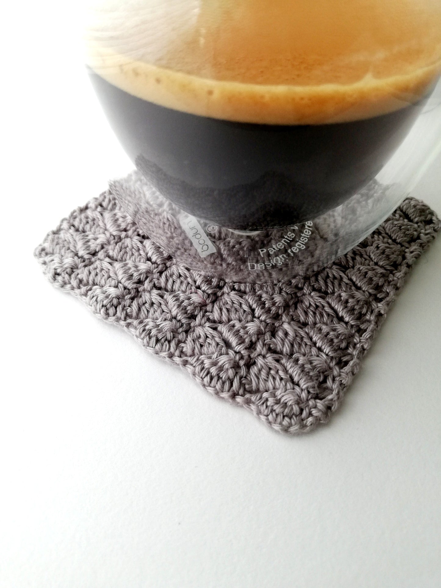 Posavasos en crochet Mia