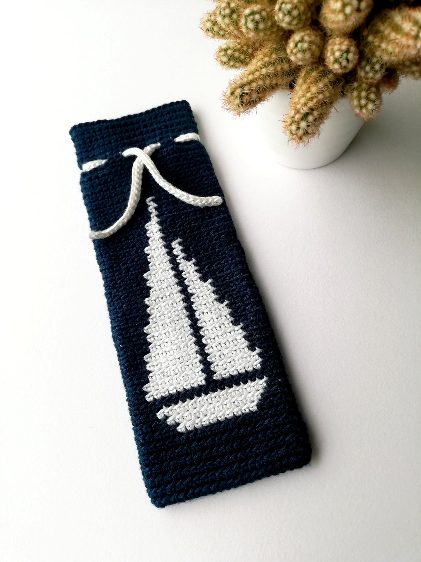 Bolsita en crochet tapestry Velero