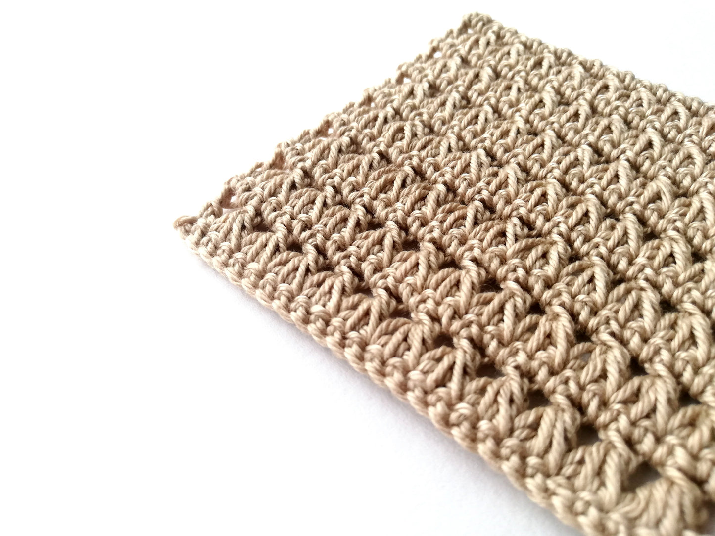 Triad stitch coaster