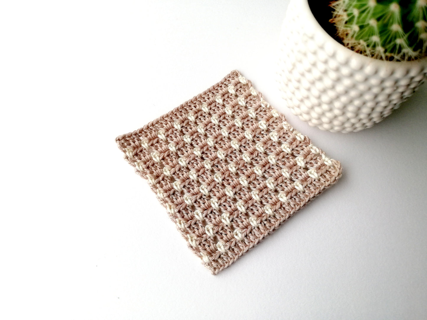 Crochet coaster Lisa
