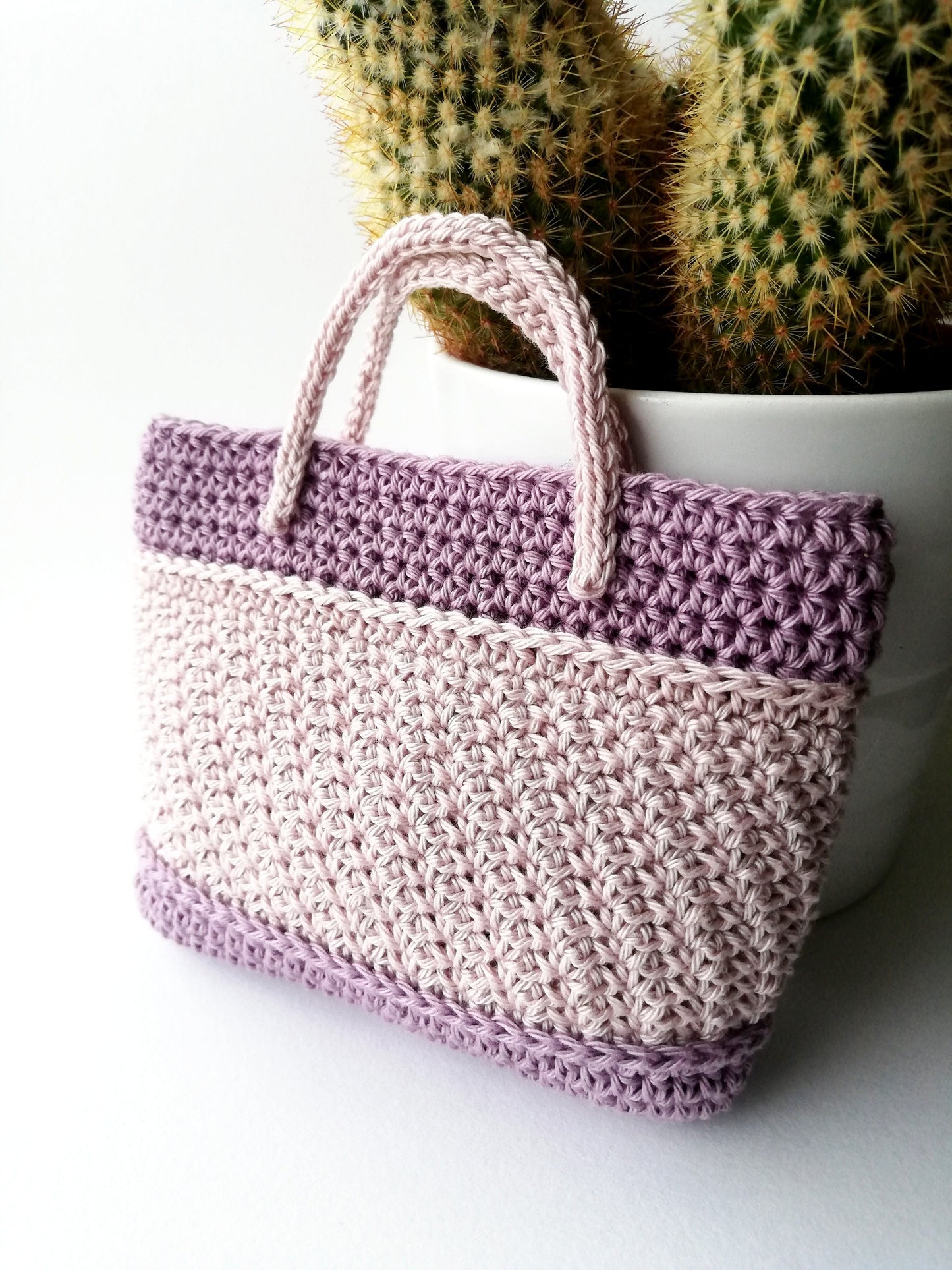 Mini bolsita de crochet en punto araña Jaqueline