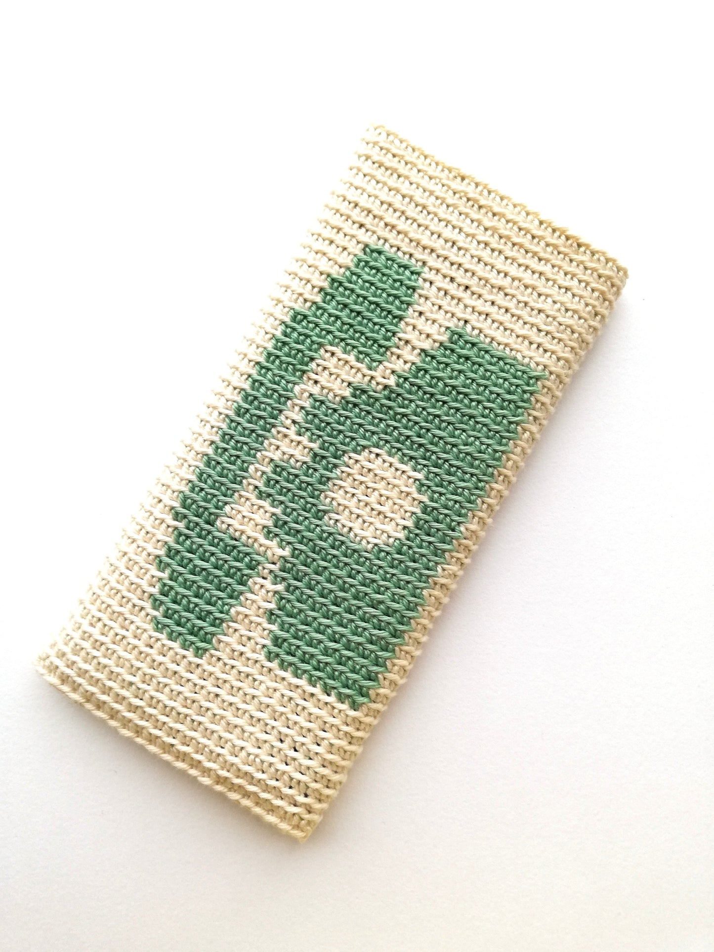 Funda para teléfono estilo vintage en crochet