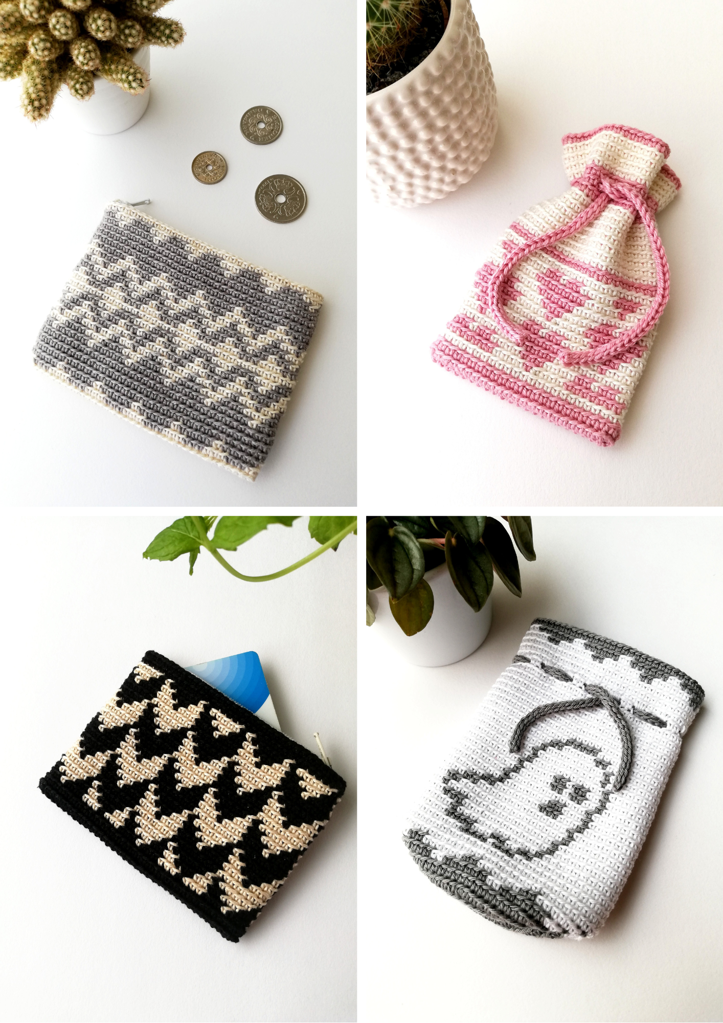 Pattern bundle: 12 easy tapestry crochet projects
