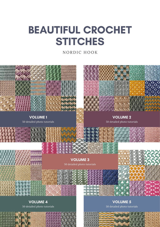 E-book Bundle Beautiful Crochet Stitches Volumes 1-5