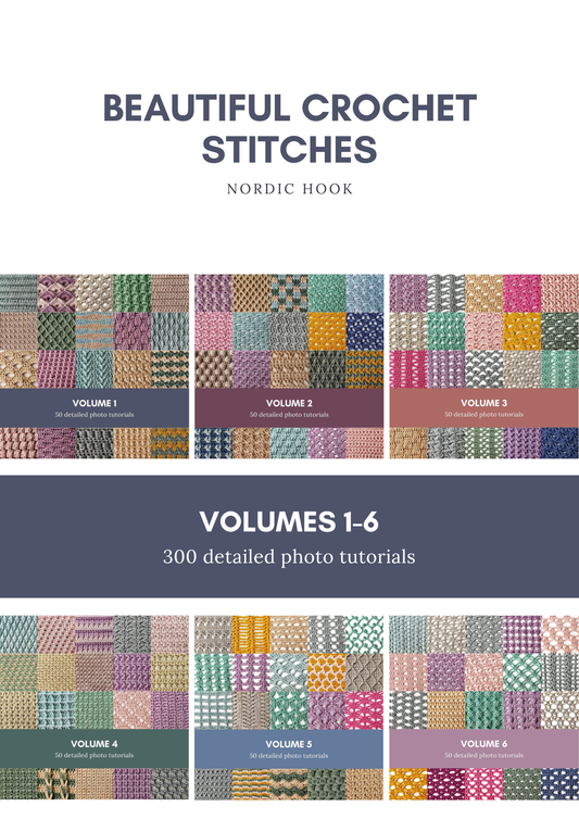 E-Book Bundle Beautiful Crochet Stitches Volumes 1-6