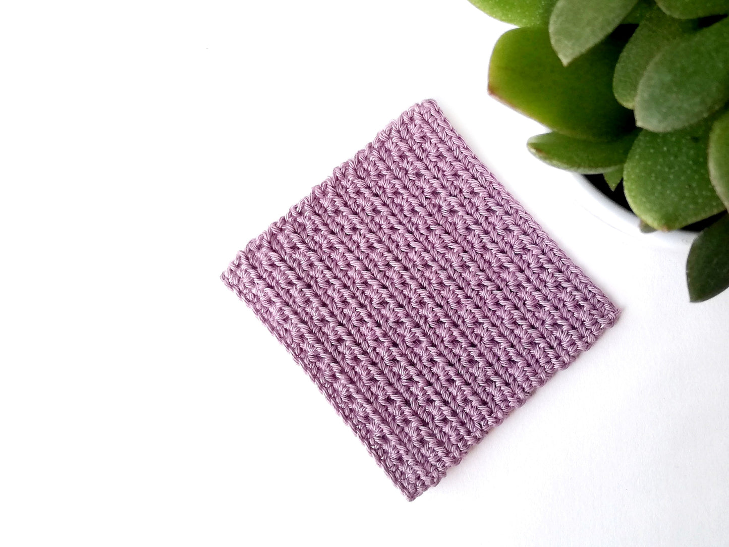 Crochet coaster Prairie