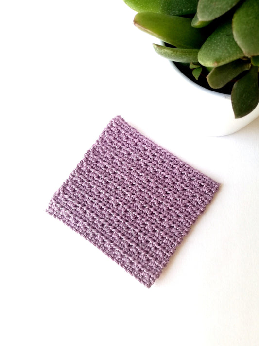 Crochet coaster Prairie