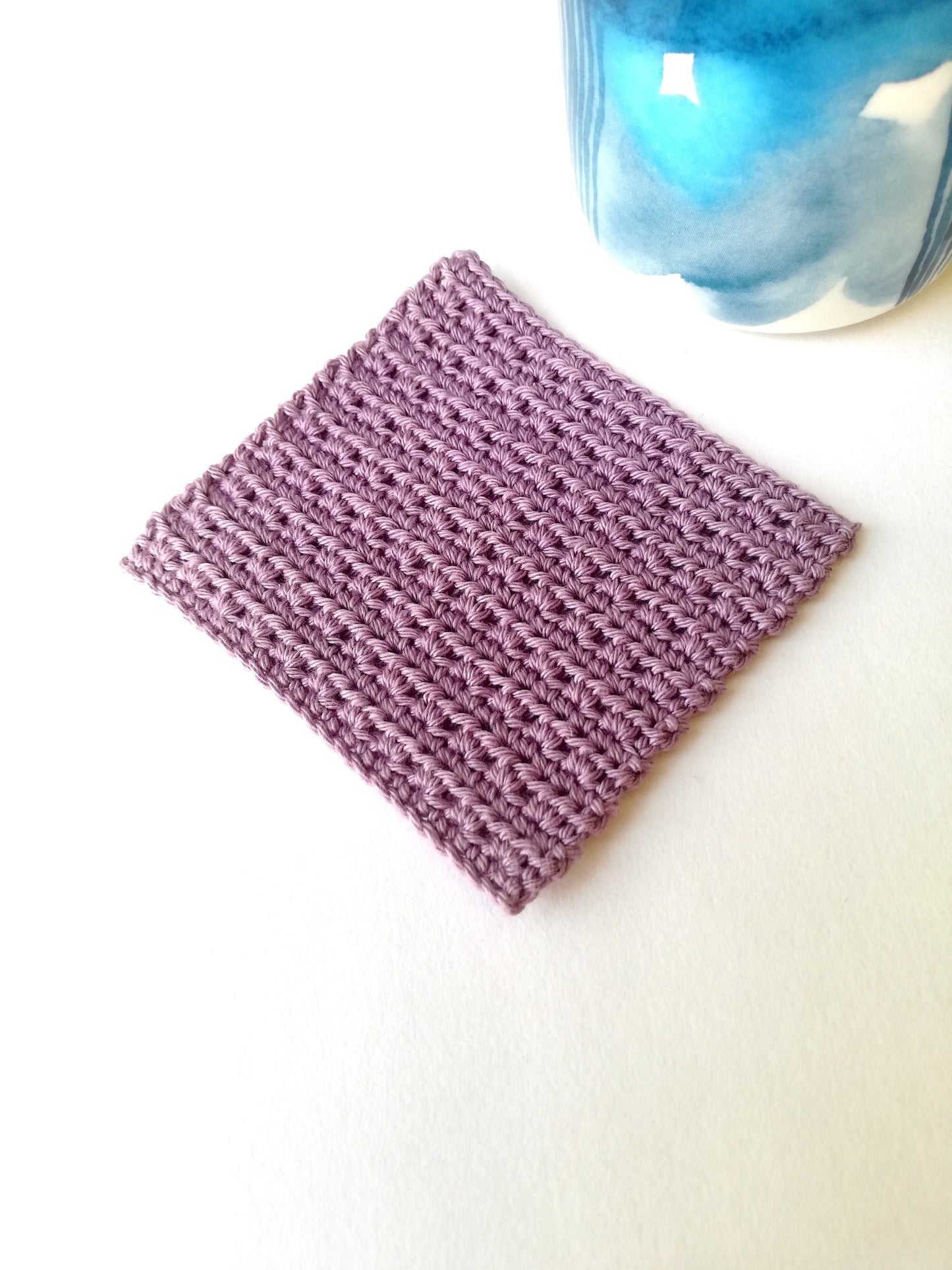 Crochet coaster Prairie