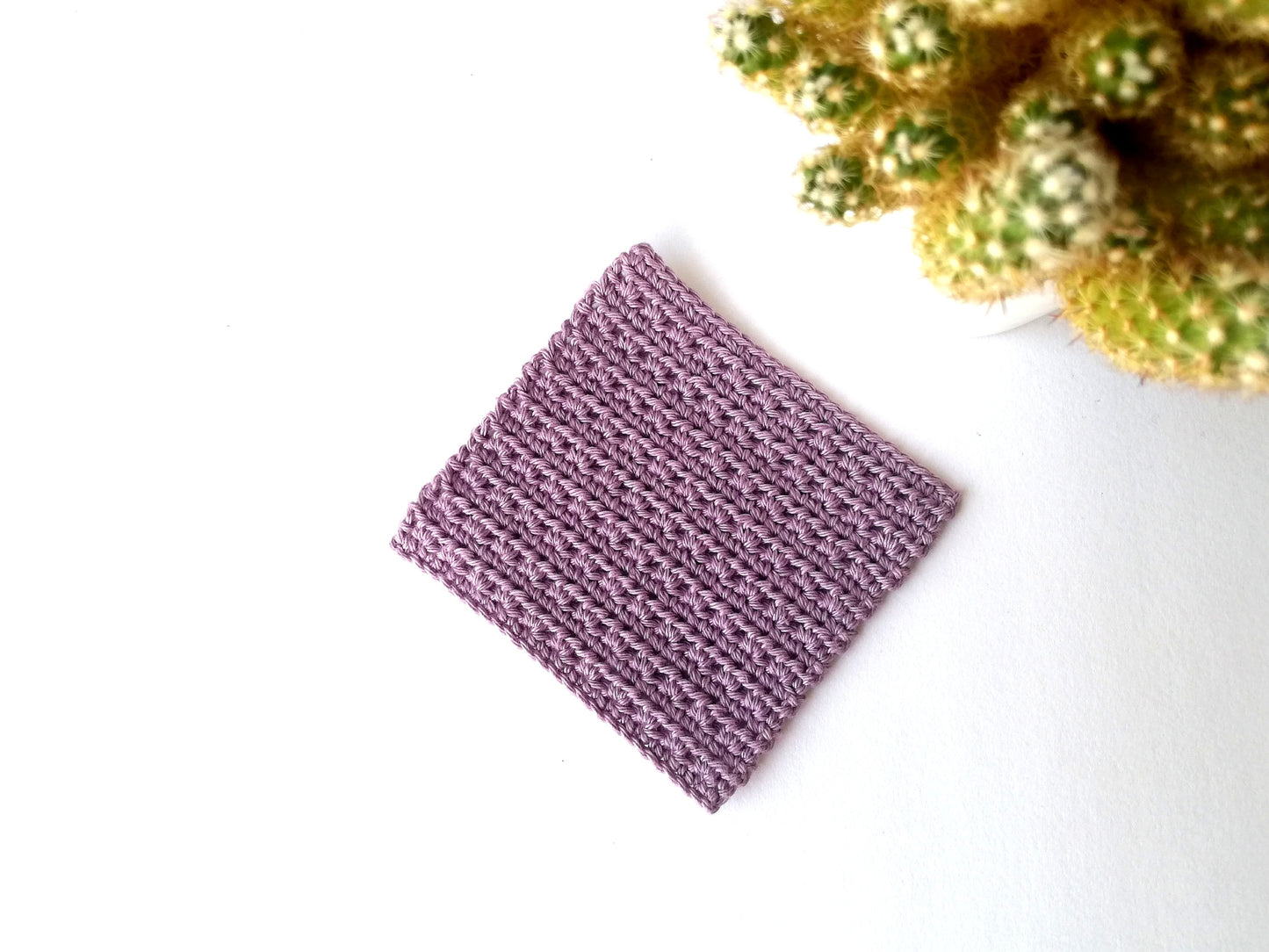 Crochet coaster Prairie