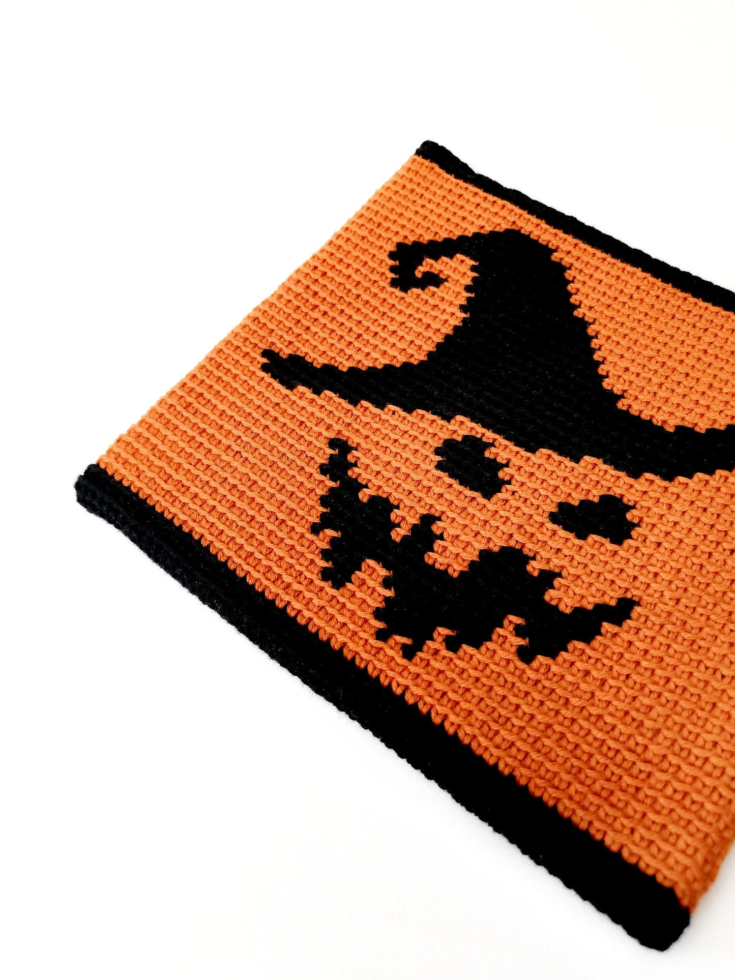 Spooky Halloween potholder