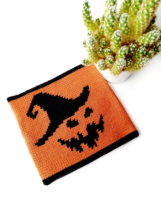 Spooky Halloween potholder