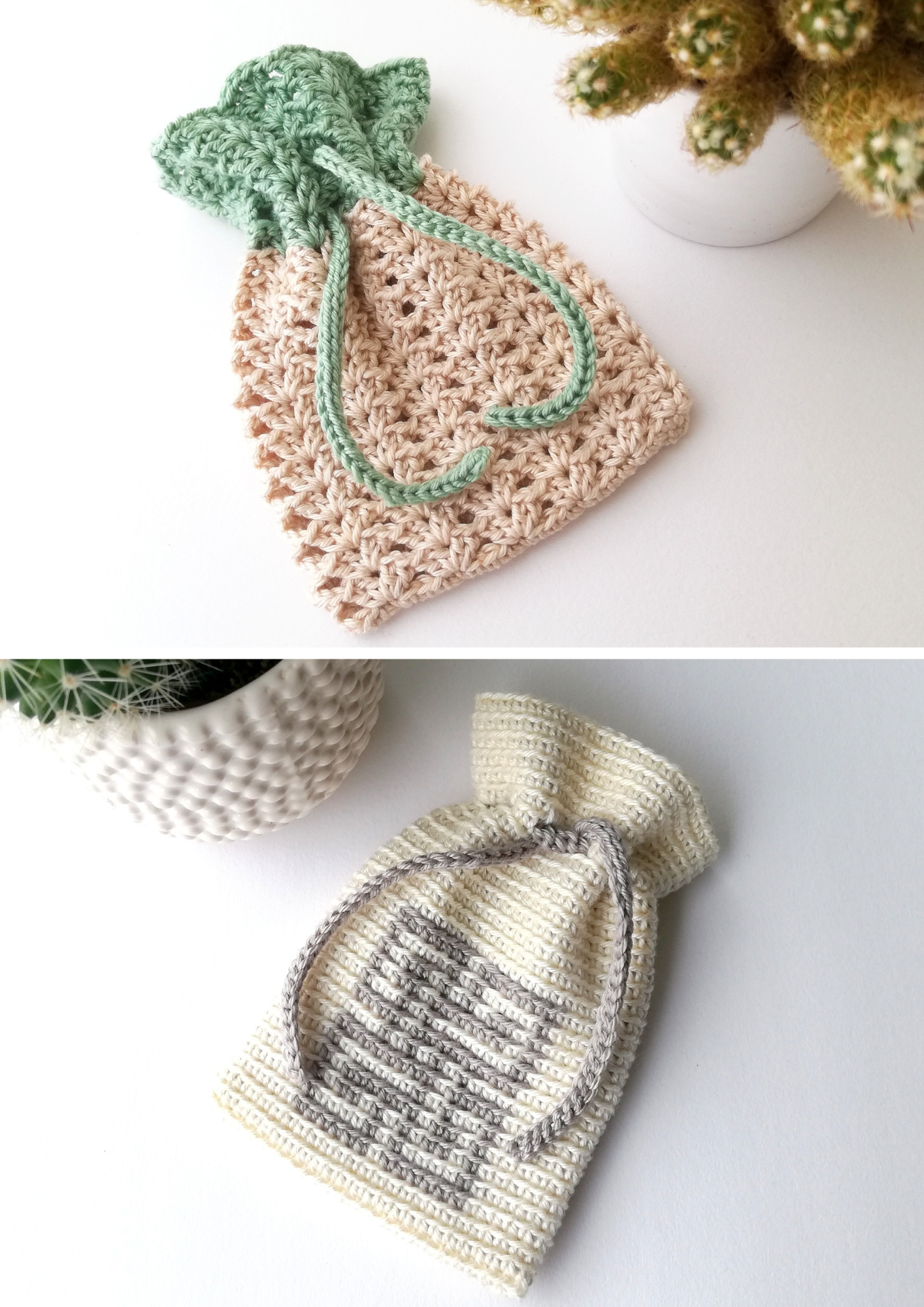 Pattern bundle: 10 beautiful crochet drawstring bags – Nordic Hook