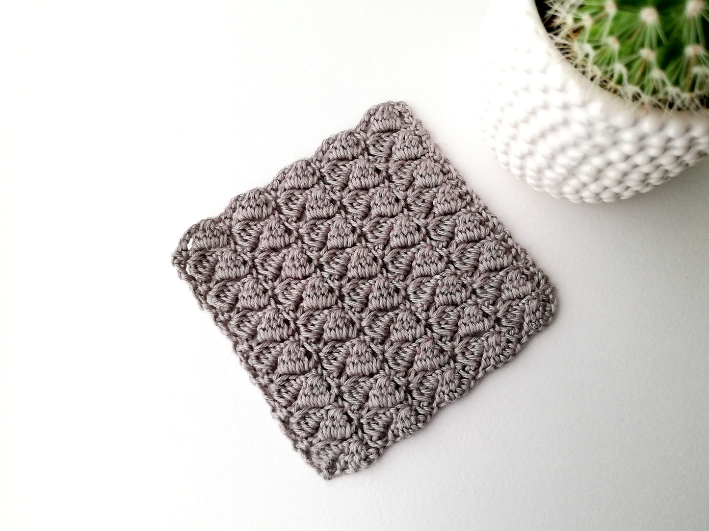 Posavasos en crochet Mia
