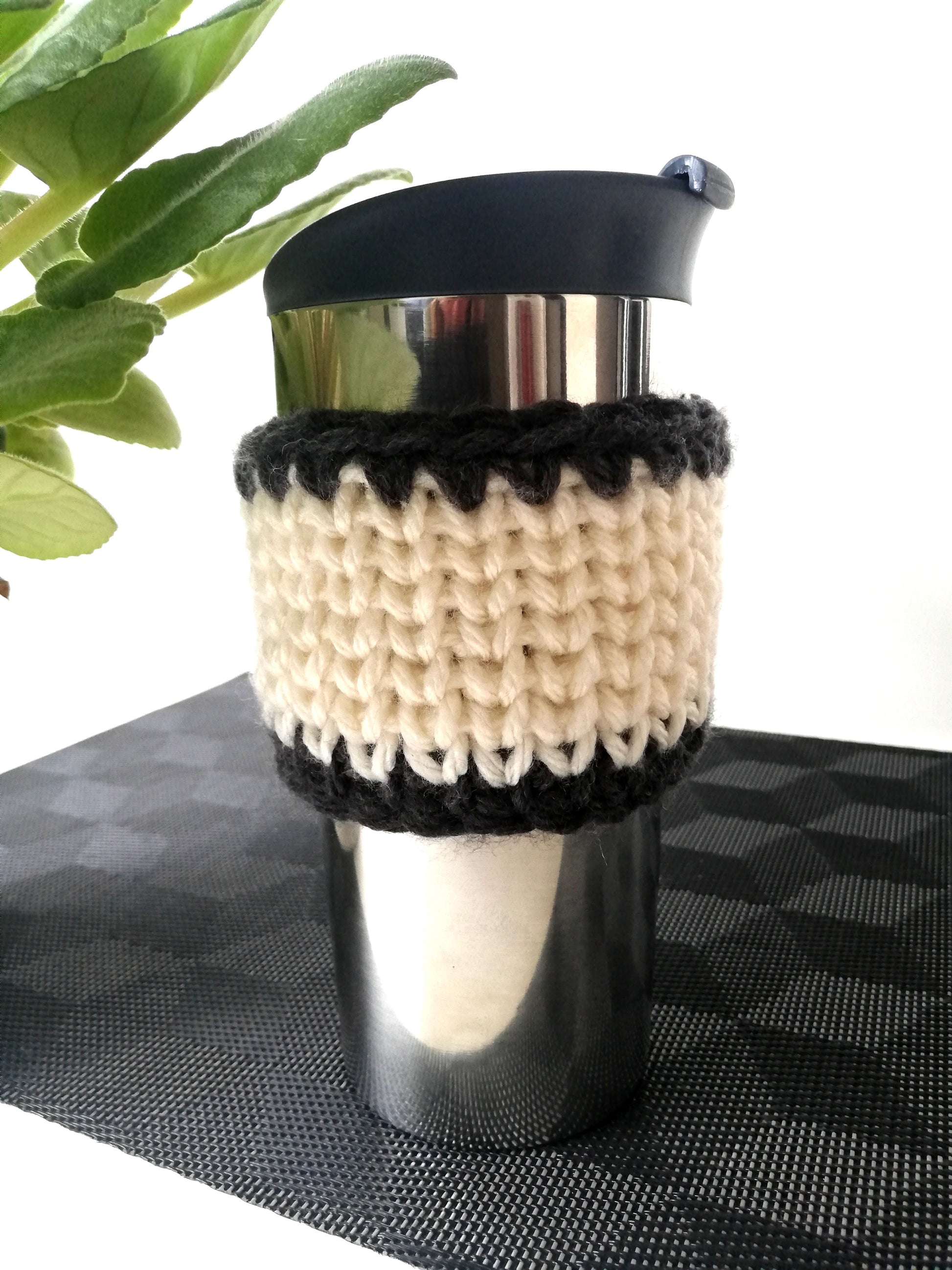 Crochet pattern: easy cup cozy