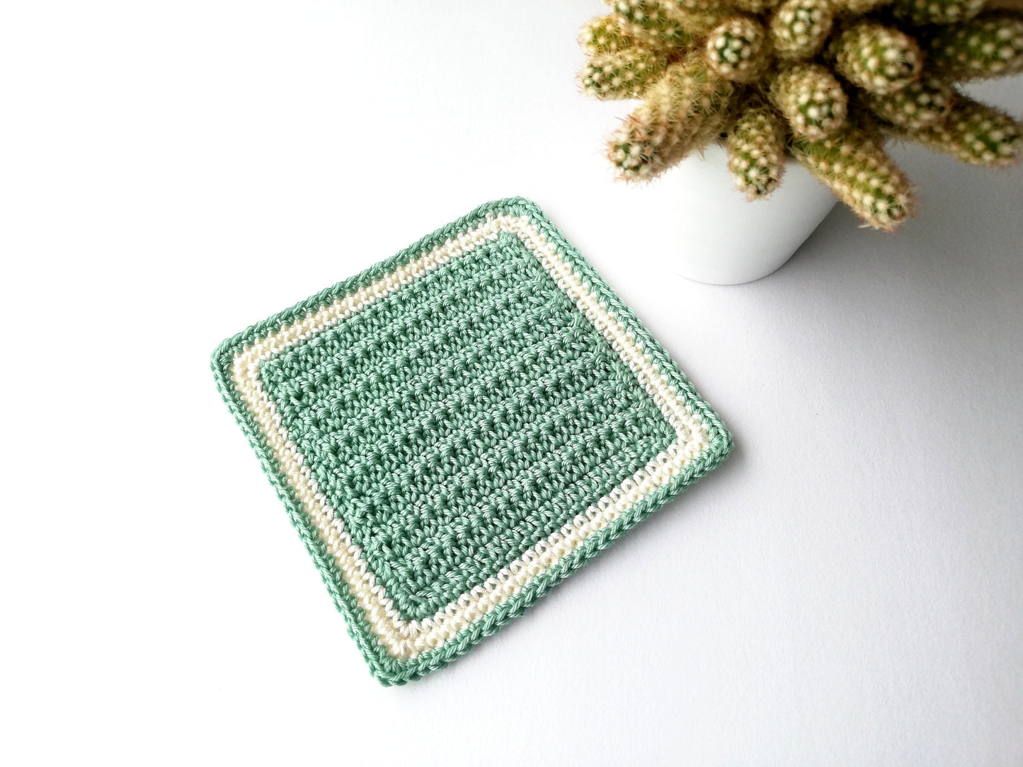 Paquete de pratrones: 10 posavasos sencillos en crochet
