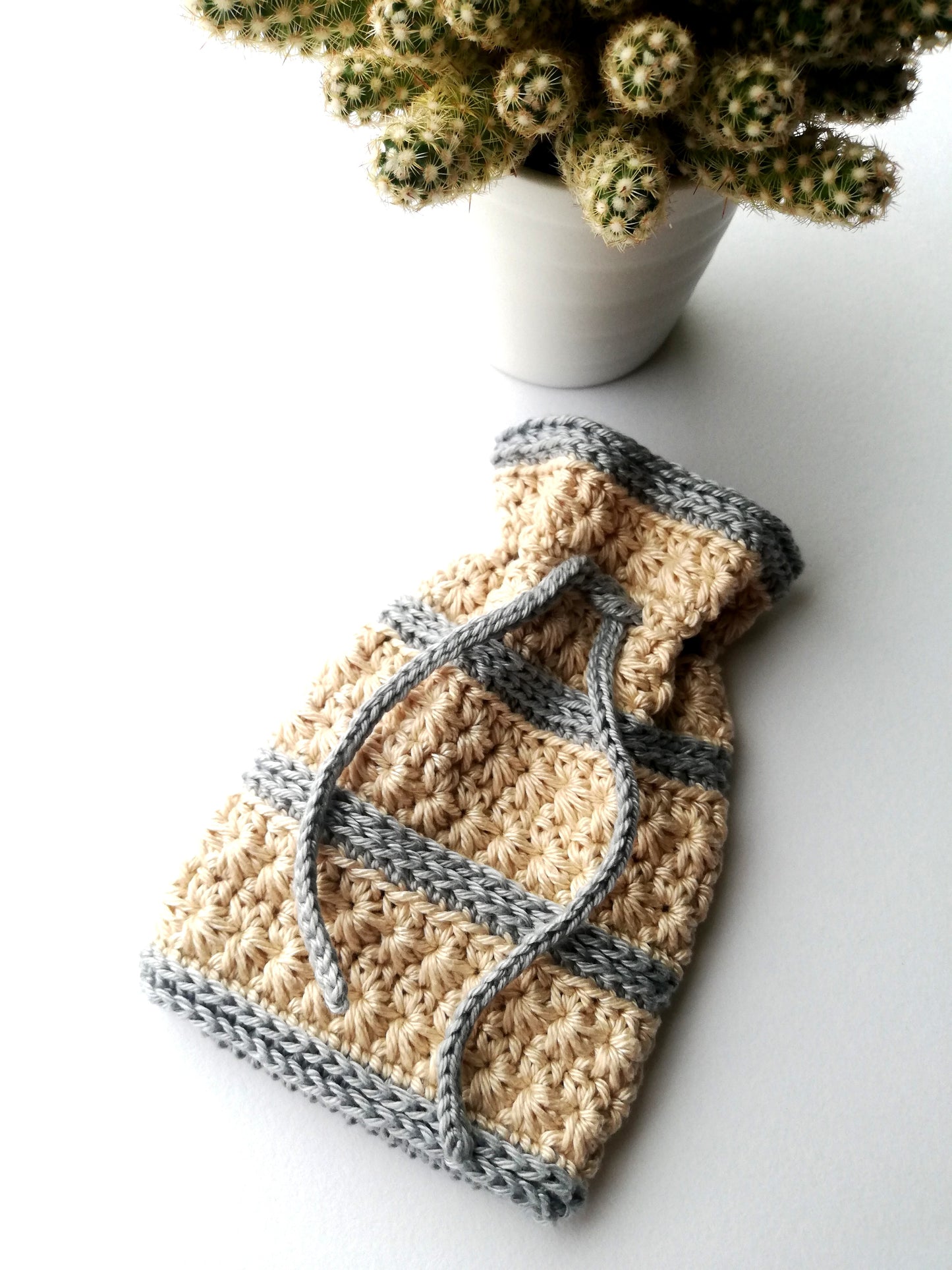 Crochet pattern: small star stitch bag
