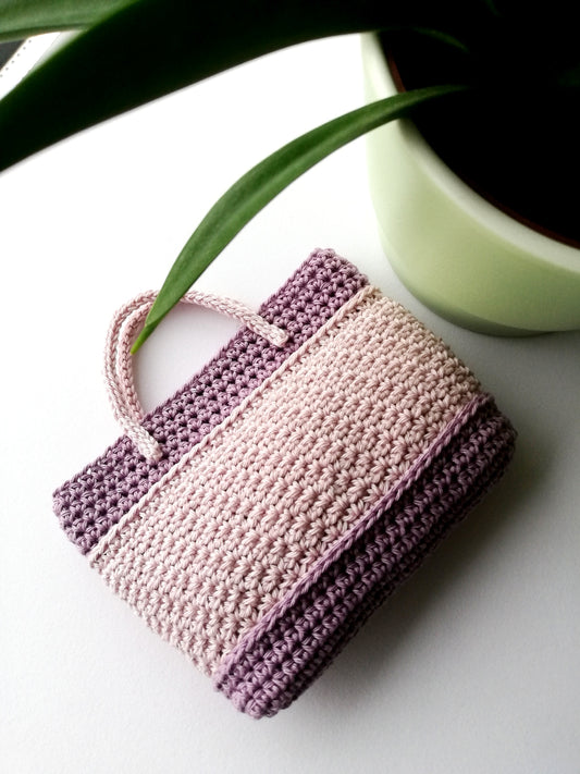 Mini spider stitch crochet bag Jaqueline