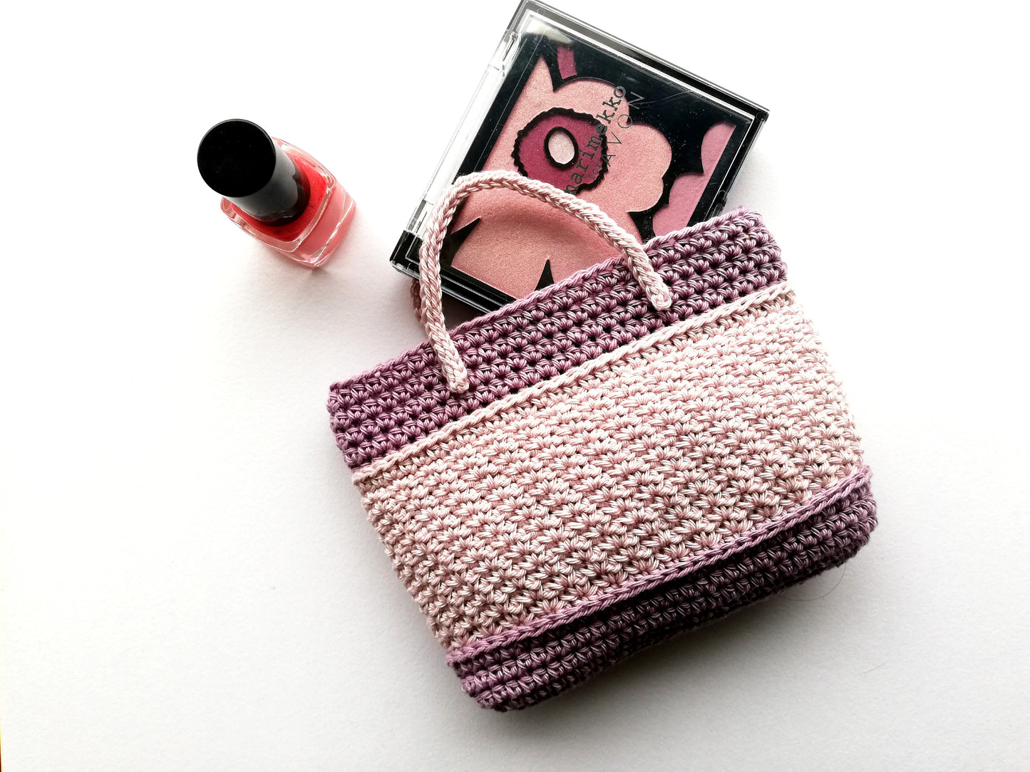 Mini spider stitch crochet bag Jaqueline