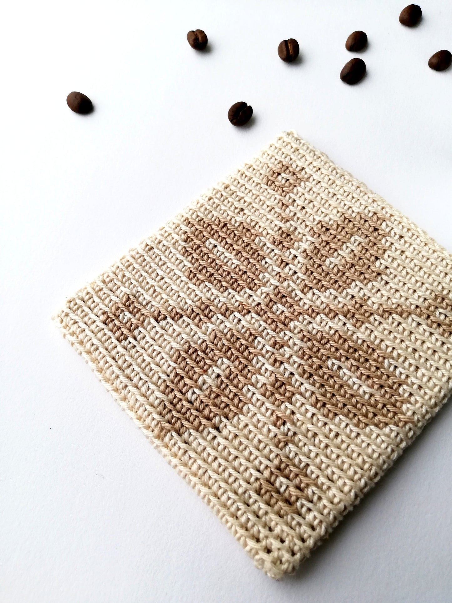 Posavasos en crochet tapestry