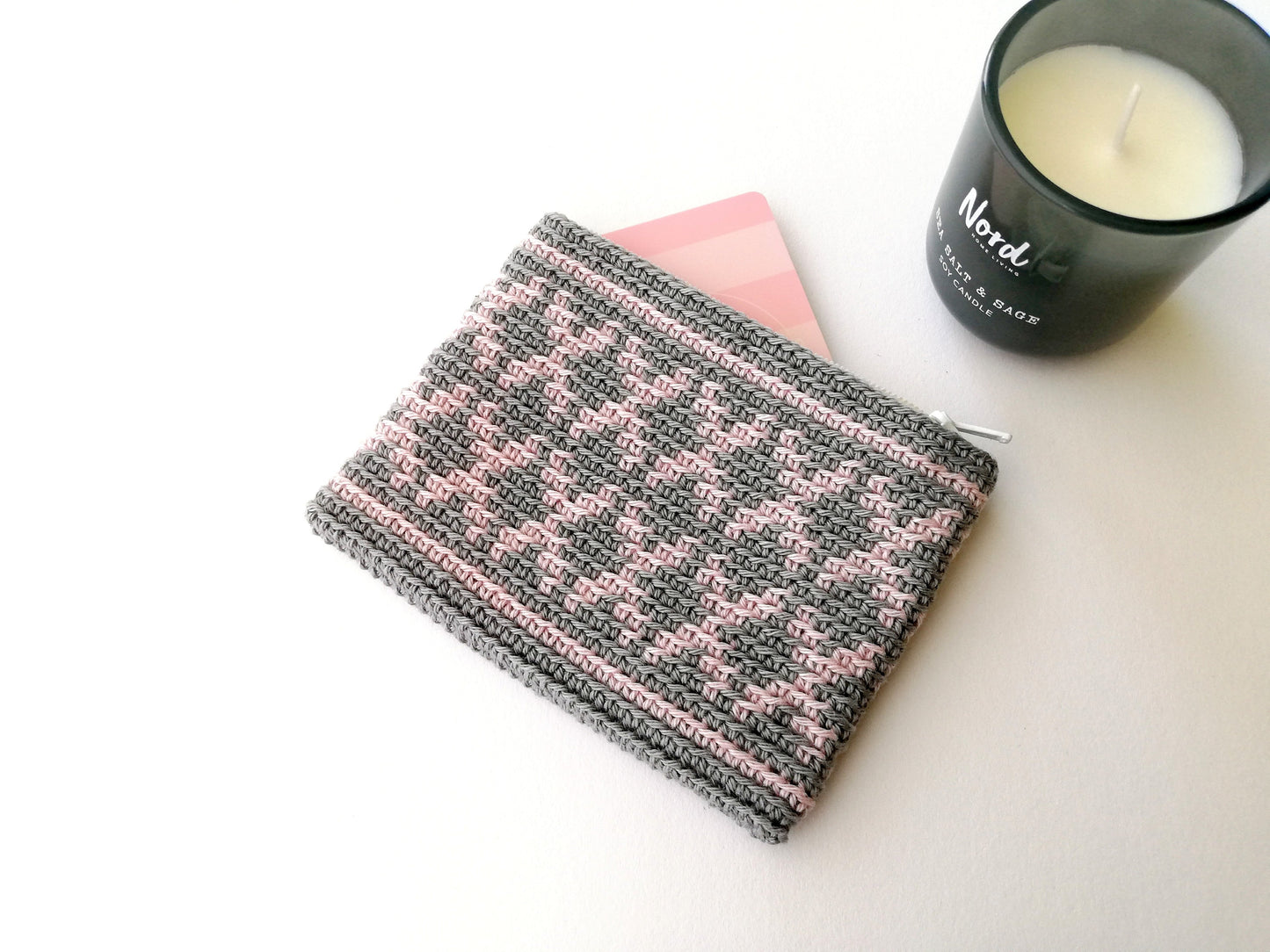 Monedero en crochet tapestry Evelyn